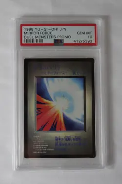 PSA 10 Mirror Force Yu-Gi-Oh DM1 1998 Duel Monsters Promo Japanese VINTAGE - Image 1