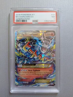 2016 Pokemon M Charizard EX 12/83 Generations Ultra Rare Holo - PSA NM 7 - Image 1
