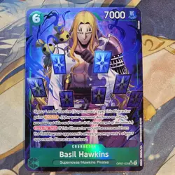 Basil Hawkins SR Alt Art One Piece 500 Years in the Future OP07 029 English N/NM - Image 1