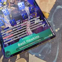Basil Hawkins SR Alt Art One Piece 500 Years in the Future OP07 029 English N/NM - Image 2