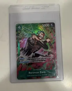 One Piece Treasure Rare Roronoa Zoro (OP13-037) - Adventure On Kami's Island NM - Image 1