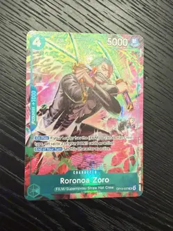 One Piece Treasure Rare Roronoa Zoro (OP13-037) - Adventure On Kami's Island NM - Image 4