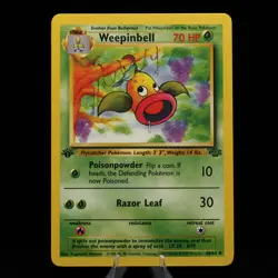 Pokemon TCG - Weepinbell 48/64 Jungle Uncommon 1st Edition WOTC 1999 - EXC - Image 2