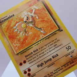 Pokemon TCG - Hitmonlee 22/62 Fossil Rare WOTC 1999 - EXC/NM - Image 1