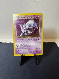 Pokemon TCG: Neo Destiny Unlimited Dark Espeon 4/105 Holo Rare MP SWIRL - Image 2