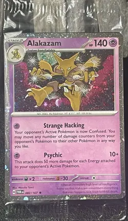 SEALED Alakazam 82/167 Cosmos Holo Knockout Promo Pokemon TCG - Image 1