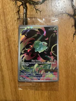 Pokemon Bulbasaur IR Mega Evolution 133/132 English - NM- BOX TOPPER SEALED - Image 1