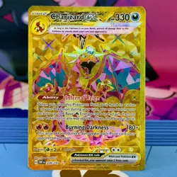Charizard ex - 228/197 - Gold Hyper Rare - Obsidian Flames - English - Pokemon - Image 1