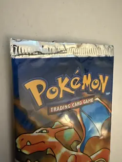 Empty Pokemon TCG Base Set Booster Pack EMPTY Charizard Artwork WOTC - Image 4