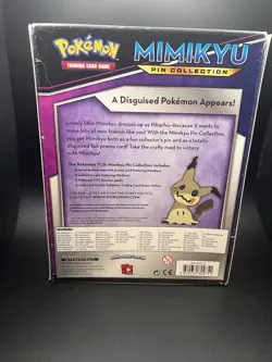 Pokemon Mimikyu Pin Collection Box - 2 Sun & Moon & 1 XY Fates Collide Packs - Image 2