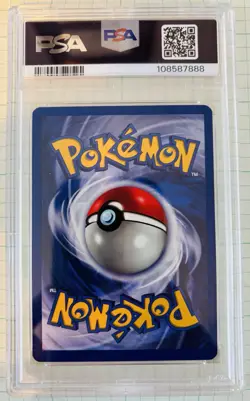 1999 POKEMON GAME MOVIE PROMO #5 Dragonite PSA 8 - Image 2