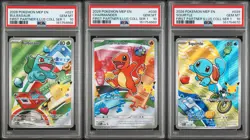 PSA 10 SEQUENTIAL Pokemon First Partner Kanto Set 037 038 039 Charmander - Image 1