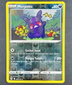 POKEMON Morpeko 098/163 Sword & Shield Battle Styles Reverse Holo Card - Image 1