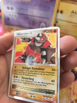 Pokemon Karte Card Rihornior Rhyperior Lv. X Legends Awakend Holo Exc-NM - Image 3