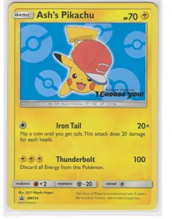 Pokemon Company Ash's Pikachu SM114 Promo - Image 1