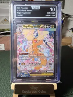 🔥 Pokemon Mega-Dragoran ex 290/217 – AOG 10 GEM MINT – Deutsch 🔥 - Image 1