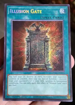 Konami Yu-Gi-Oh! Illusion Gate Maze of Muertos MZMU-EN023 1st Ed Secret Rare - Image 1
