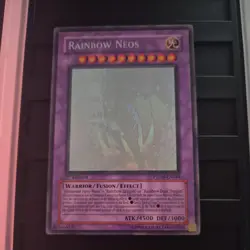Yugioh Rainbow Neos PTDN-EN044 Ghost Rare 1st Ed + red eyes flare metal ghost - Image 2