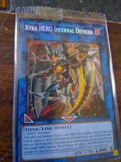 Sealed Yugioh Xtra HERO Infernal Devicer Limited Ed Secret Rare MINT BLC1-EN009 - Image 2