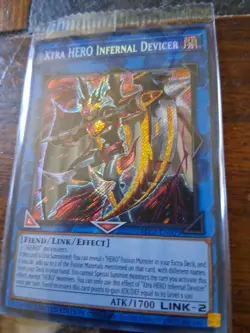 Sealed Yugioh Xtra HERO Infernal Devicer Limited Ed Secret Rare MINT BLC1-EN009 - Image 3