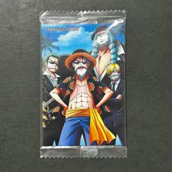 S7286 Luffy Zoro Sanji Franky One Piece Wano Country Wafer Card SEALED J11 - Image 1