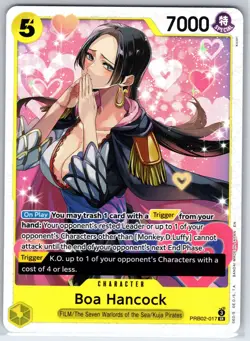 Boa Hancock PRB02-017 Premium Booster -The Best- Vol. 2 One Piece Foil NM - Image 1