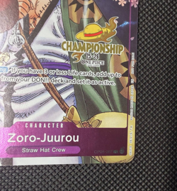 2025 ONE PIECE CHAMPIONSHIP 2025-26 EVENT PACK #067 ZORO-JUUROU - Image 5