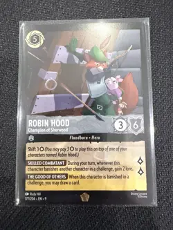 Robin Hood-Champion of Sherwood 177/204 Fabled Non-Foil Disney Lorcana - Image 1