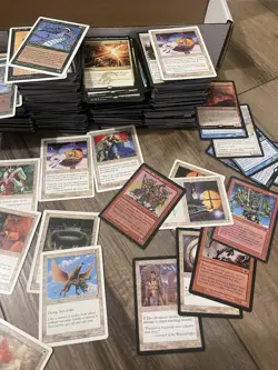 Mtg 1000 Card Lot [c16]: Vintage, Rares, Uncommons & More [all pictured] - Image 3