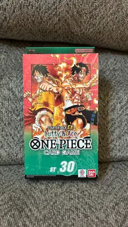Bandai One Piece Card Game Starter Deck EX Luffy & Ace ST-30 English - Image 1