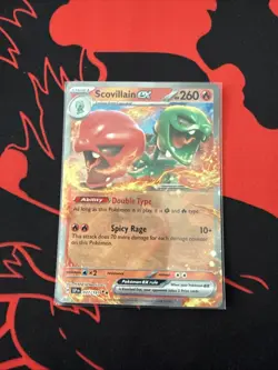 Pokemon TCG Scovillain Ex-037/191 Double Rare Holo Card Surging Sparks - Image 1