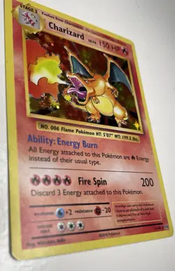 Pokemon TCG Evolutions Holo Lot 4 Card Lot Charizard Gyarados Ninetales Zapdos - Image 3