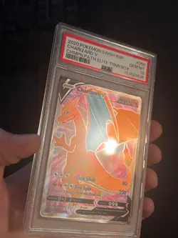 FRESH CERT PSA 10 Charizard V SWSH050 SWSH: Sword & Shield Promo Cards Holo - Image 3