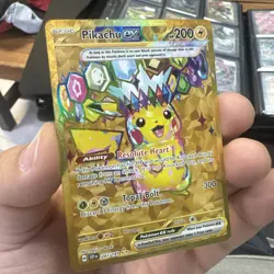 Pikachu ex 247/191 Sv08: Surging Sparks Holo POKEMON TCG CARD NM - Image 2