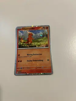 Charmander - (Cosmos Holo) 004/165 Sv: Scarlet & Violet Promo Cards Holo - Image 1