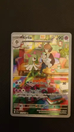Pokemon TCG Kirlia Scarlet Violet Illustration Rare Card 212/198 - Image 1