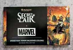 MTG Spider-Man Venom Unleashed Colors Rainbow Foil New Sealed Secret Lair Drop - Image 1