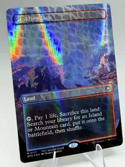 Scalding Tarn TEXTURED Dragonscale FOIL Special Guest MTG NM 0117 - Image 2