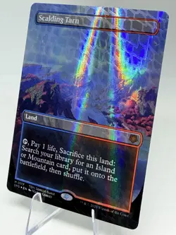 Scalding Tarn TEXTURED Dragonscale FOIL Special Guest MTG NM 0117 - Image 3