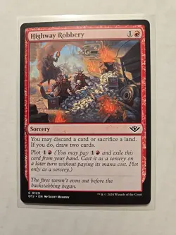 Highway Robbery - Outlaws of Thunder Junction - LP - Common - Sorcery - MTG - Image 1