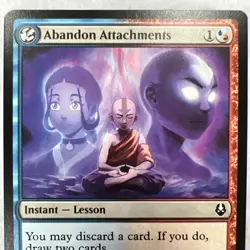 Abandon Attachments Avatar: The Last Airbender Regular M NM NP Mtg - Image 2