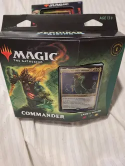 MTG Magic Land's Wrath Commander Deck Zendikar Rising Factory Sealed - Image 1