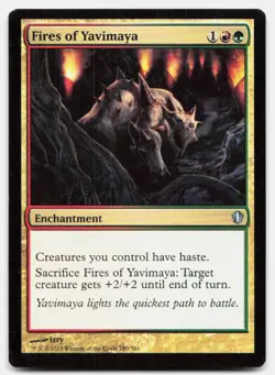 Fires of Yavimaya 190 Uncommon Commander 2013 Magic: The Gathering Near Mint - Image 1