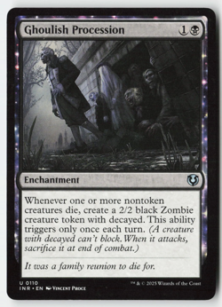 Ghoulish Procession #110 Innistrad Remastered INR Magic MTG - Image 1