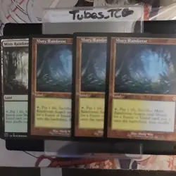 4x Misty Rainforest Zendikar 3 Retro 1 Promo - Image 1