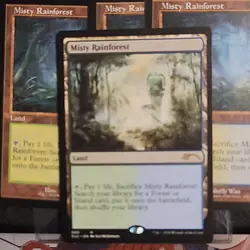 4x Misty Rainforest Zendikar 3 Retro 1 Promo - Image 3