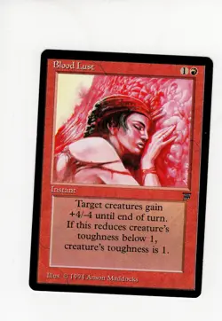 Blood Lust Legends NM- MTG Magic the Gathering 1 - Image 1