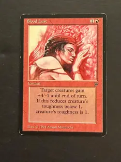Bloodlust Legends LP/MP MTG Magic the Gathering - Image 1