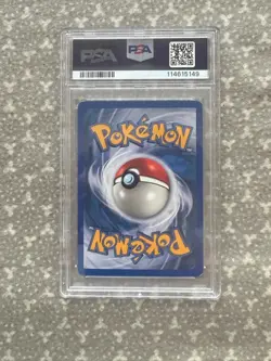 2002 POKEMON LEGENDARY COLLECTION #1 ALAKAZAM-REVERSE FOIL PSA 6 - Image 2