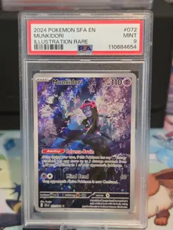 Pokemon TCG Munkidori 072/064 Shrouded Fable Illustration Rare Holo PSA 9 EN - Image 1